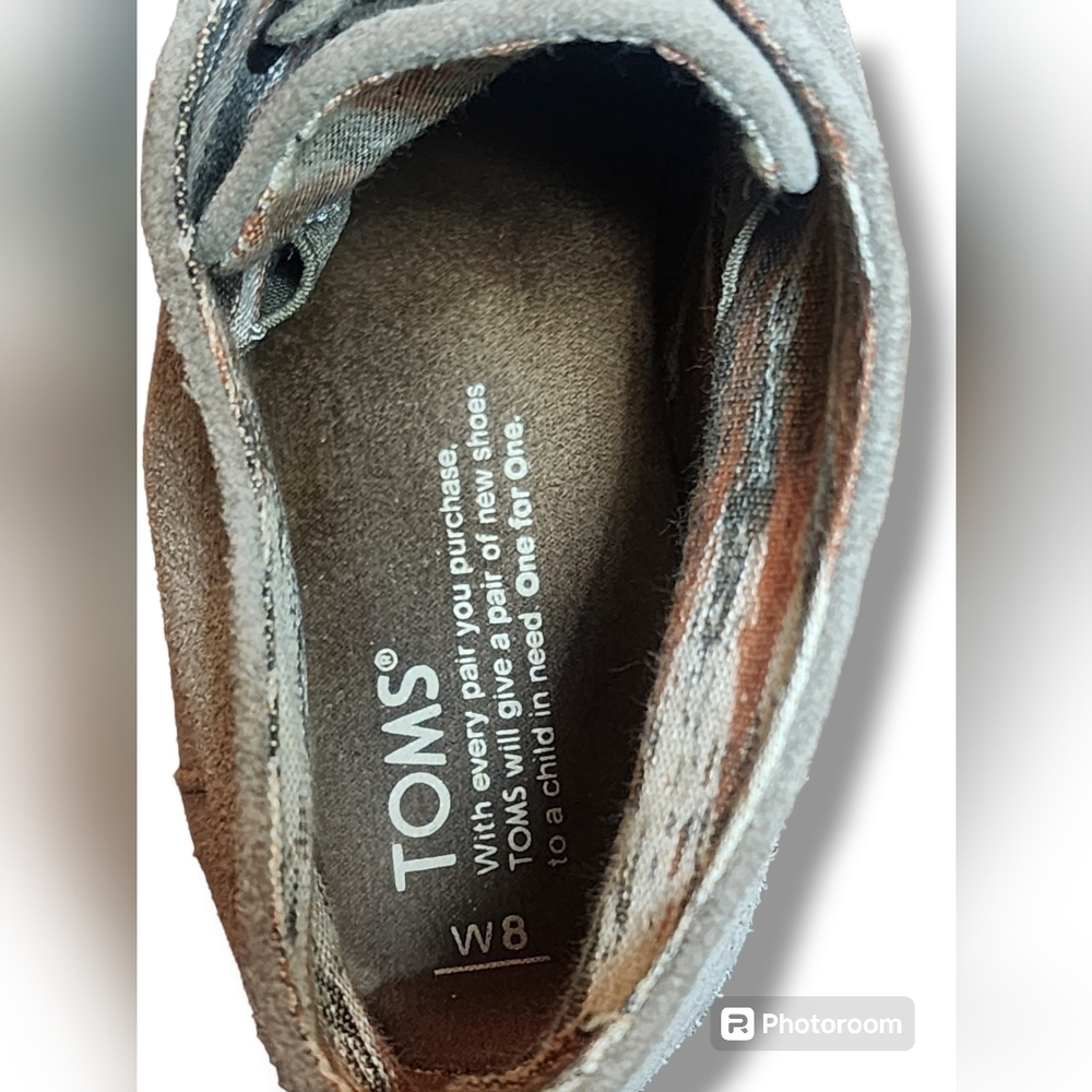 Toms Light Brown Suede Ankle Booties - Picture 4 of 6